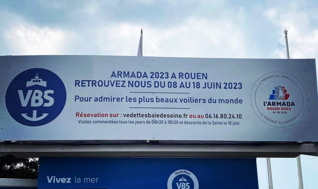 Armada 2023 / Vedettes baie de Seine vous accompagne tout au long de l'évenement