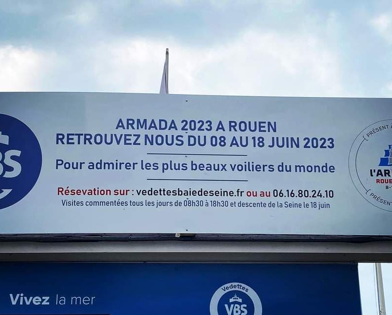 Armada 2023 / Vedettes baie de Seine vous accompagne tout au long de l'évenement